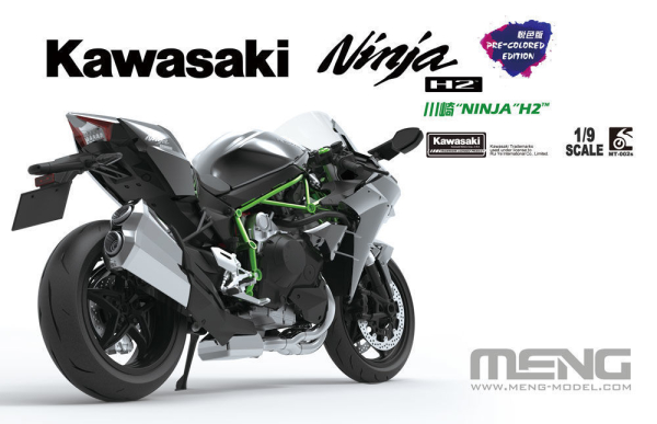 1/9 Kawasaki Ninja H2 (Pre-colored Edition)